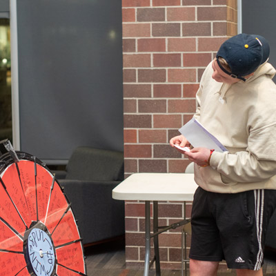 Student plays a game that simulates practicing financial management