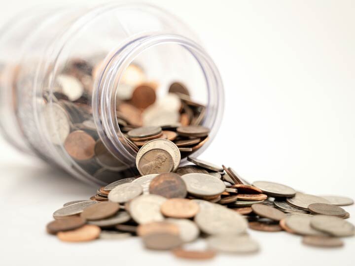 Jar of coins